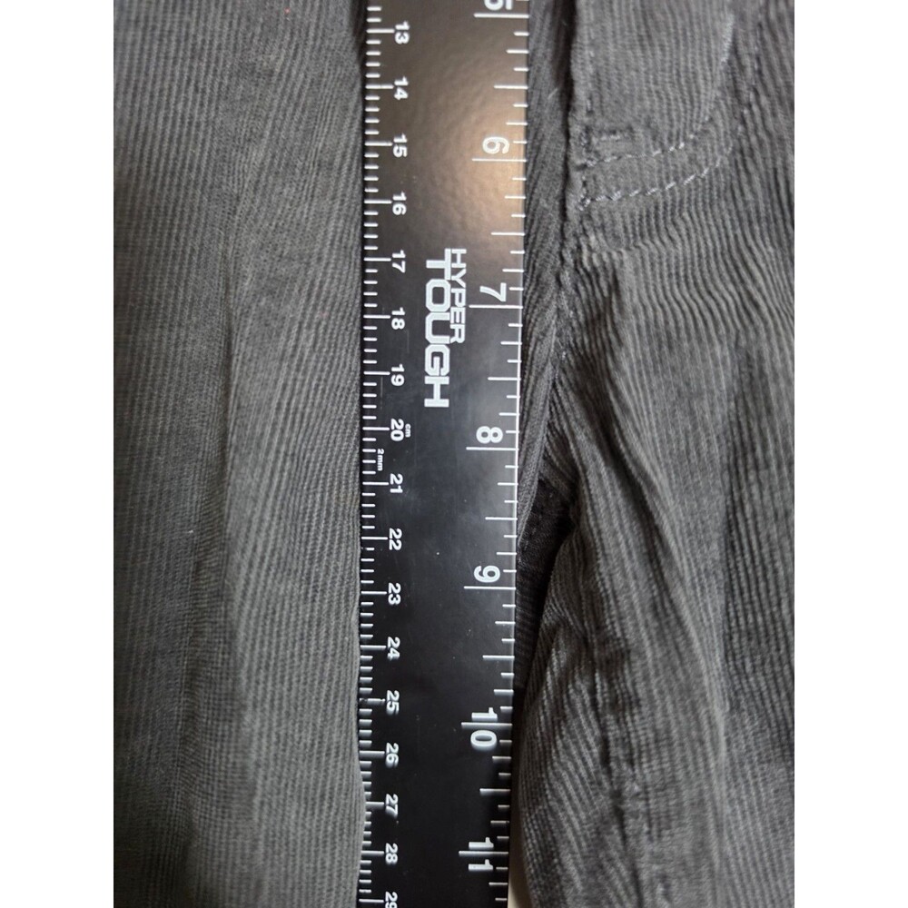Eddie Bauer Womens Grey Corduroy Pants Boyfriend Slim T 30x30 - Picture 6 of 12